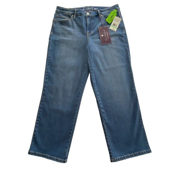 Gloria Vanderbilt 8P Modern Straight Crop Jeans - Picture 1 of 10